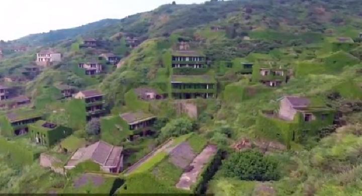 Desa Hantu di Cina, Rumah-rumah Ditumbuhi Tanaman setelah Ditinggal Penduduk